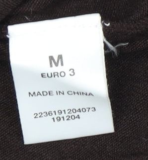 Principles Women's Brown Cardigan M Button Accent