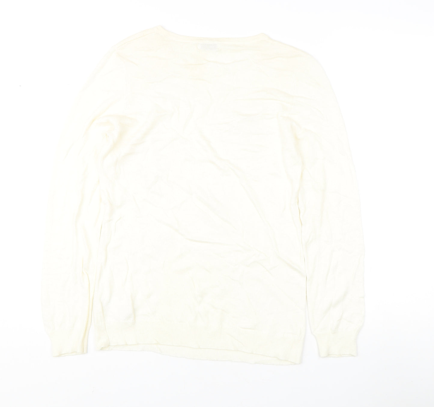 Damart Ivory Sequin Women's S Pullover Jumper