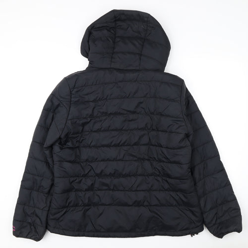 Peter Storm Women's Black Puffer Jacket - Size 16