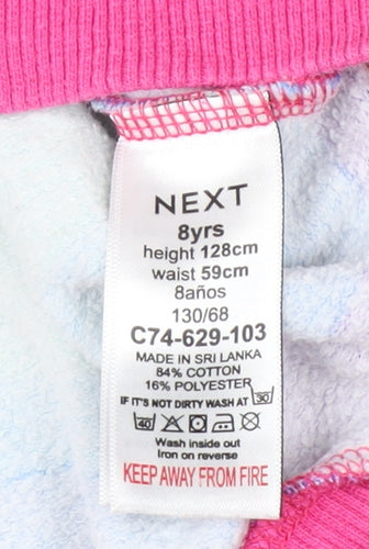 Next Girls Multicoloured Striped Pullover Sweatshirt 8 Years