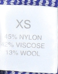 Dickins & Jones Women's Blue Stripe XS Pullover Jumper