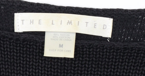 THE LIMITED Black Long Sleeve Jumper M