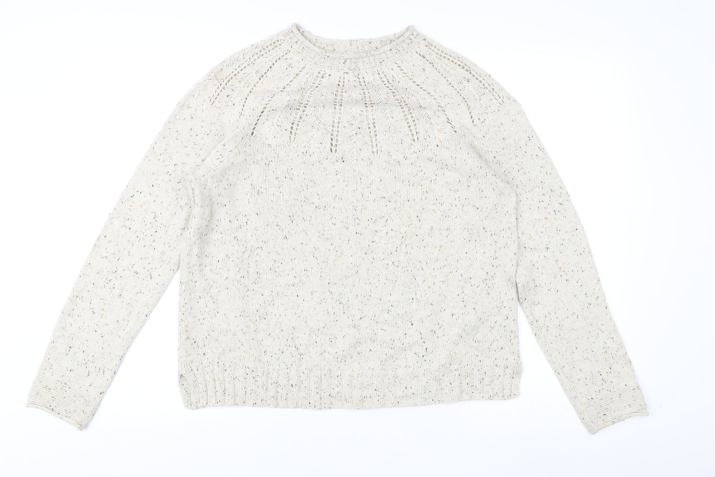 Lily & Me Women's Beige Pullover Jumper Size 10