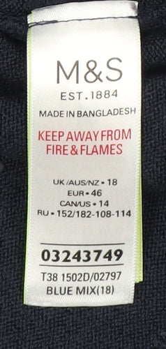 Marks and Spencer Women's Multicoloured Pullover Jumper