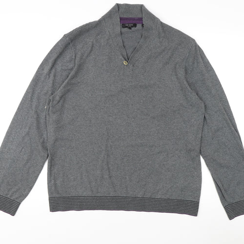 Ted Baker Men's Grey Pullover Jumper Size L