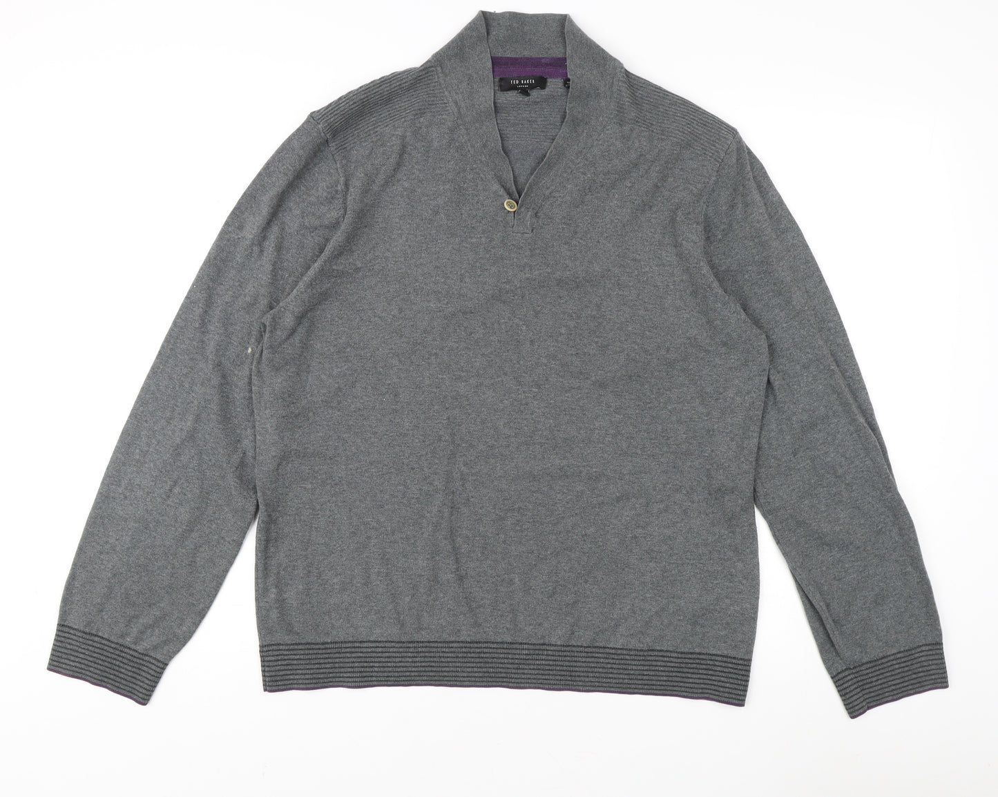 Ted Baker Men's Grey Pullover Jumper Size L