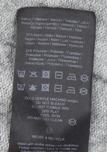 ONLY Women's Grey Hooded Cardigan XS