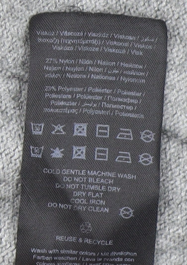 ONLY Women's Grey Hooded Cardigan XS