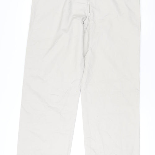 Banana Republic Men's Beige Chino Relaxed Fit Trousers