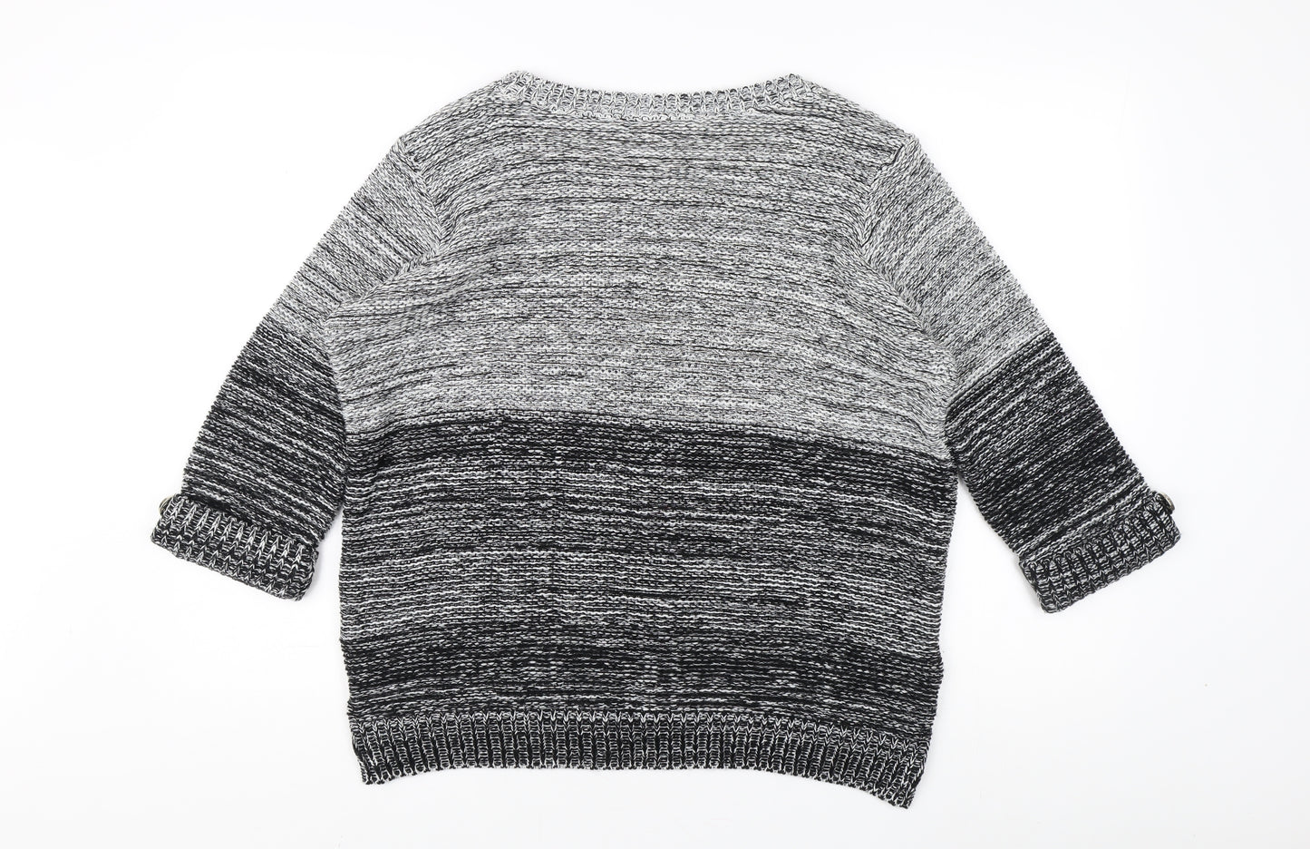 Wallis Women’s Grey Pullover Jumper, Size 14, Knit, Casual