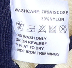 Casamia Exclusive Women's Blue Beige Top, M, Colourblock Style