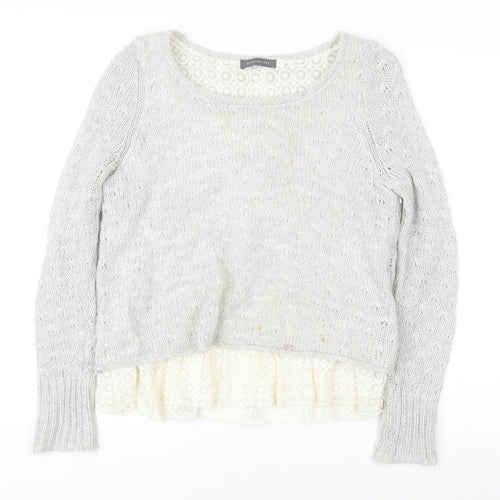 Mint Velvet Women's Grey Pullover Jumper Size 12