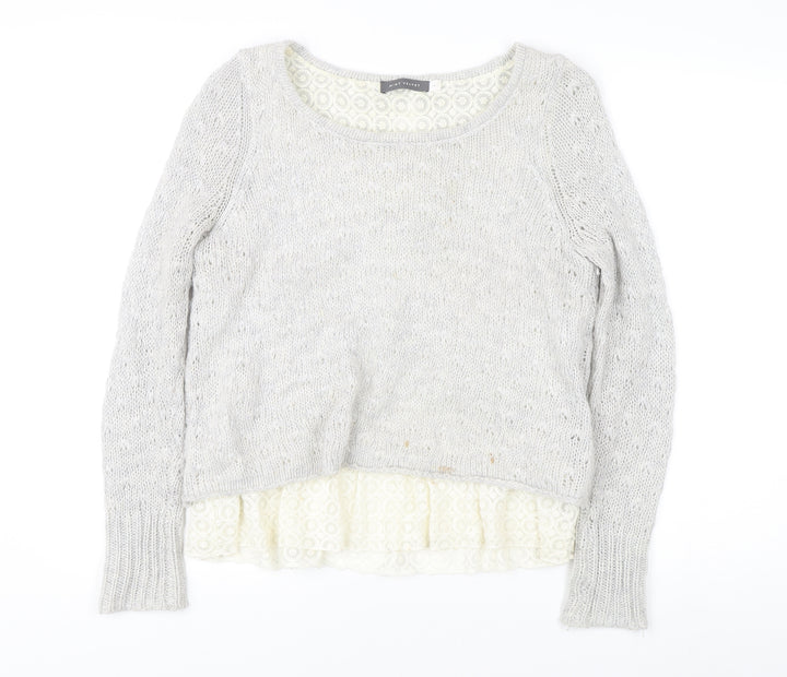 Mint Velvet Women's Grey Pullover Jumper Size 12