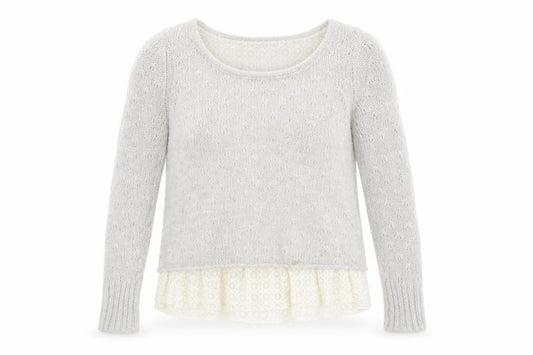 Front view of Mint Velvet Women's Grey jumper, size 12