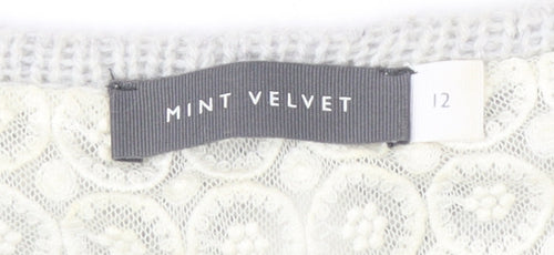 Mint Velvet Women's Grey Pullover Jumper Size 12