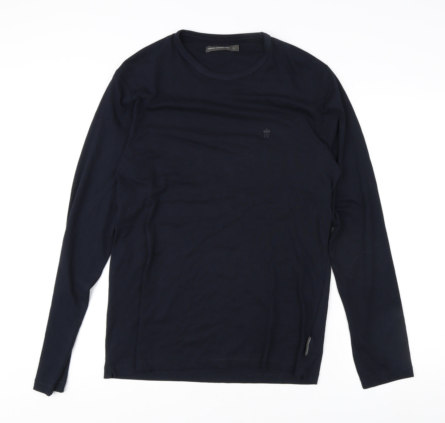 French Connection Men's Black Large Long Sleeve T-Shirt