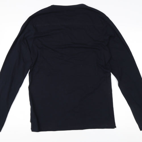 French Connection Men's Black Large Long Sleeve T-Shirt