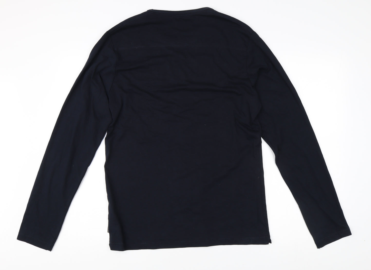 French Connection Men's Black Large Long Sleeve T-Shirt