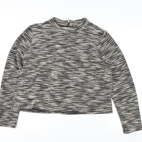 H&M Women's Multicoloured Crew Neck Jumper Size 12