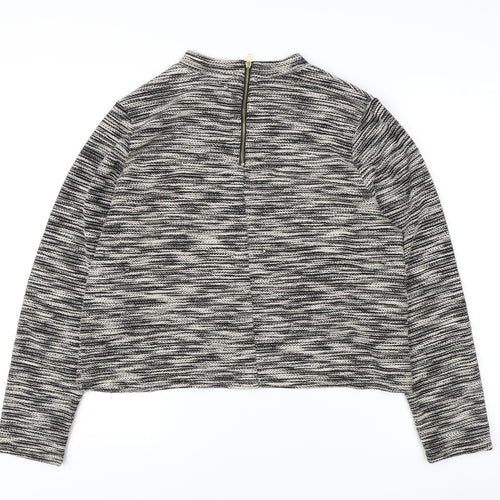 H&M Women's Multicoloured Crew Neck Jumper Size 12