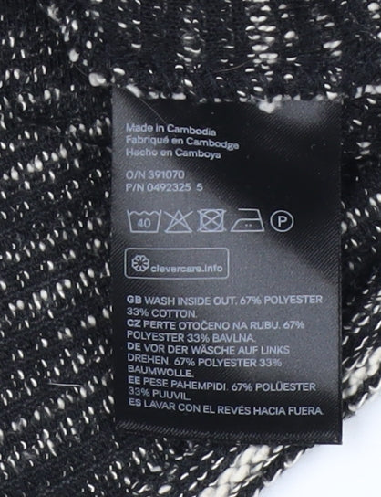 H&M Women's Multicoloured Crew Neck Jumper Size 12