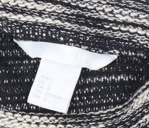 H&M Women's Multicoloured Crew Neck Jumper Size 12