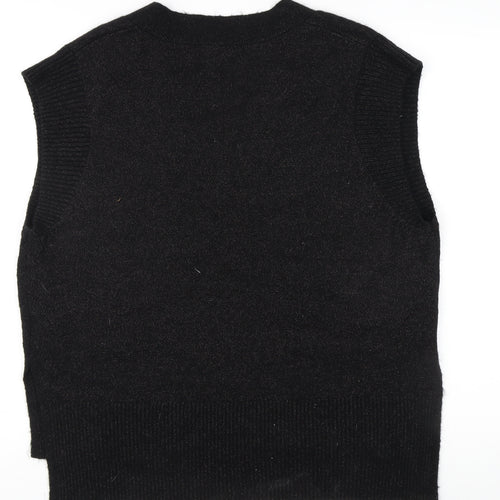 White Stuff Women's Black V-Neck Vest Size 14