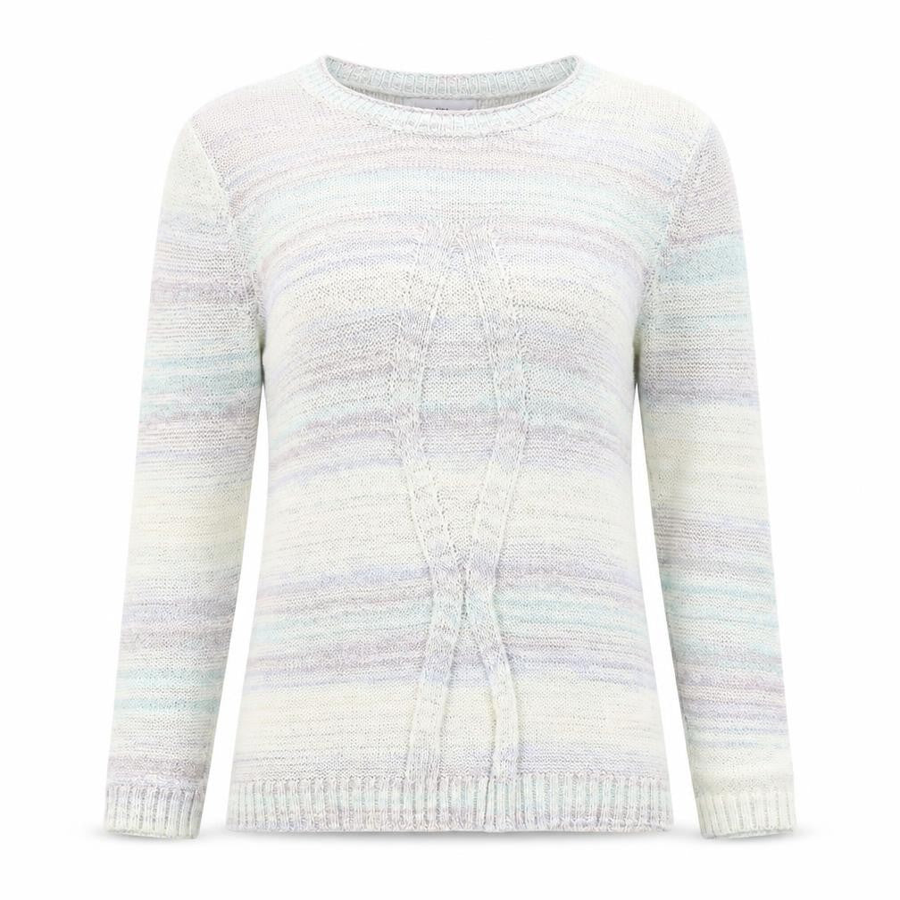 Front view of Mud Flower Women's Multicoloured Knit Jumper S
