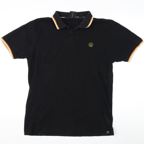 Dock and Cover Men's Black Polo Shirt - Size L