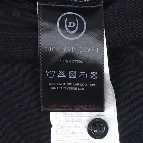 Dock and Cover Men's Black Polo Shirt - Size L