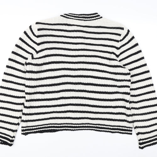 Next Women's Multicoloured Striped Cardigan L
