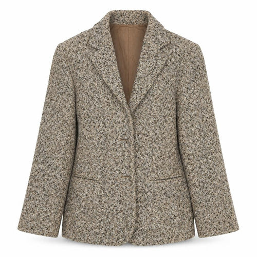 Artigiano Women's Beige Blazer, Size 14, Business Style
