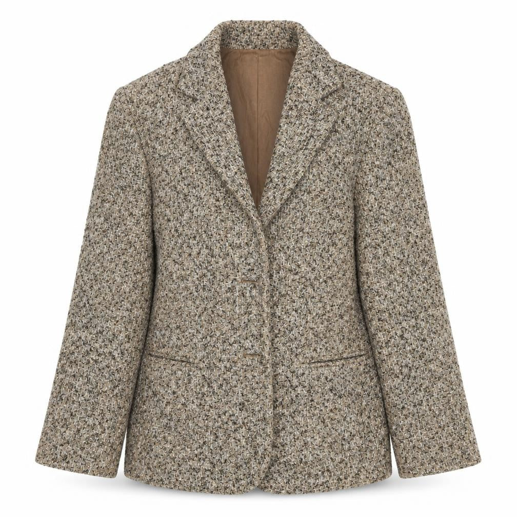 Artigiano Women's Beige Blazer, Size 14, Business Style