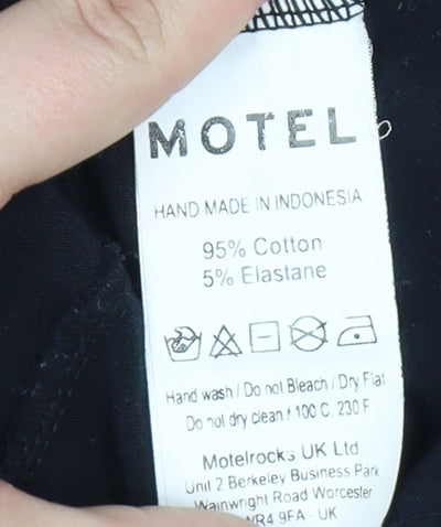 Motel Women's Black Bodycon Dress, Size S, Stretchy