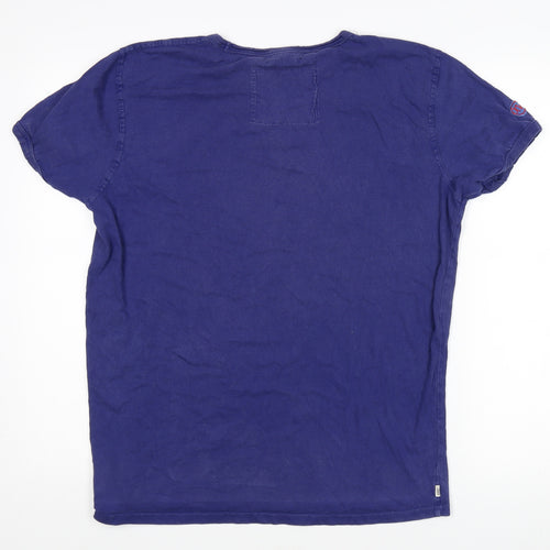 Canterbury Men's Blue Graphic Animal T-Shirt, Size L