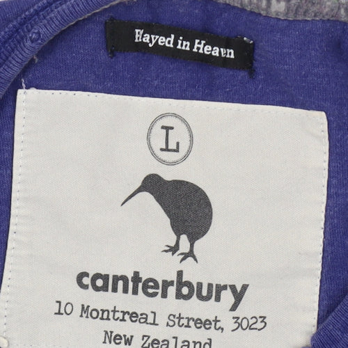 Canterbury Men's Blue Graphic Animal T-Shirt, Size L