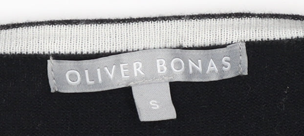 Oliver Bonas Women's Black Pullover Jumper Size S