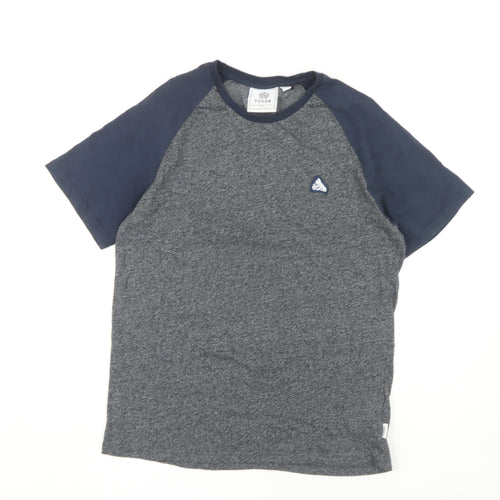 TOG24 Men's Blue Medium Colourblock T-Shirt
