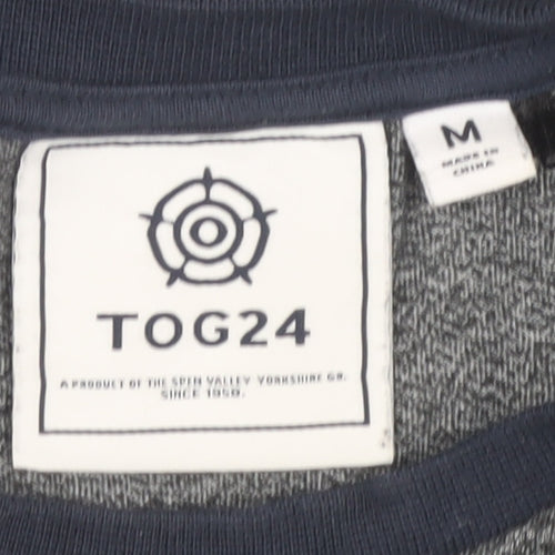 TOG24 Men's Blue Medium Colourblock T-Shirt