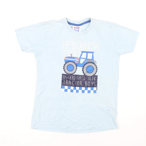 Ipswich Town Boys Blue T-Shirt 11-12 Years Graphic Print
