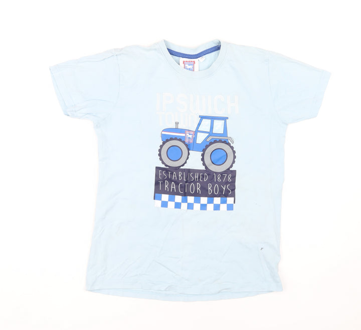 Ipswich Town Boys Blue T-Shirt 11-12 Years Graphic Print