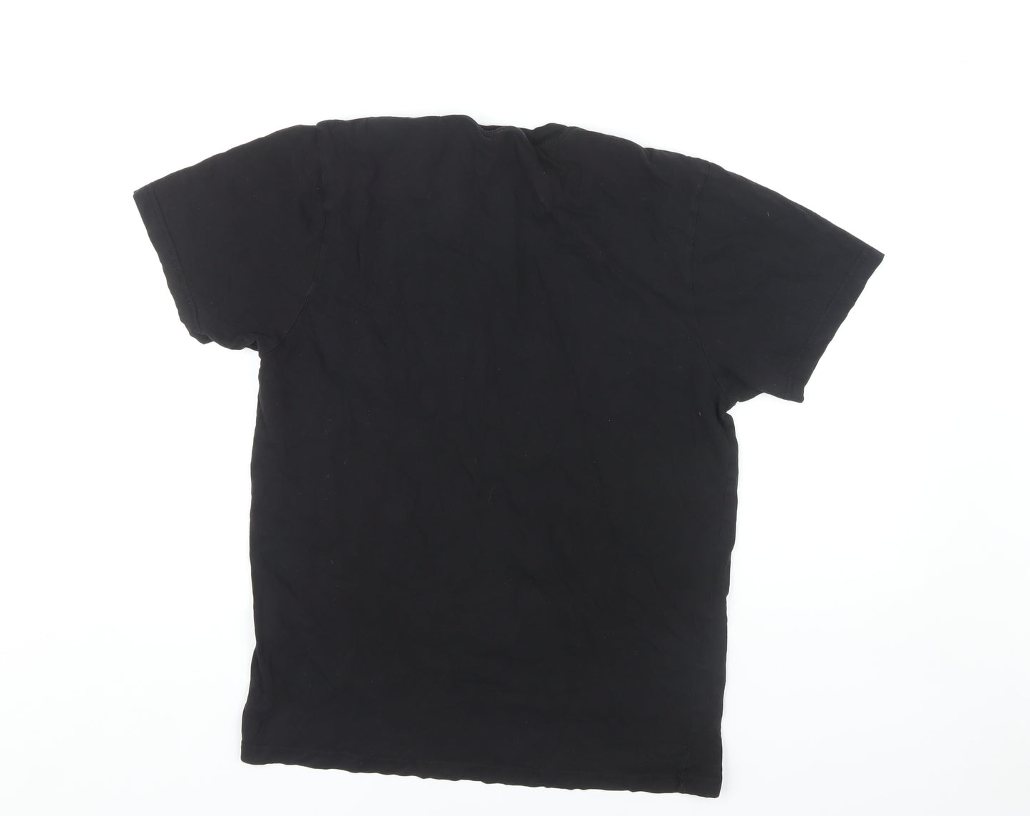Vans Men's Black Medium Slim Fit Logo T-Shirt