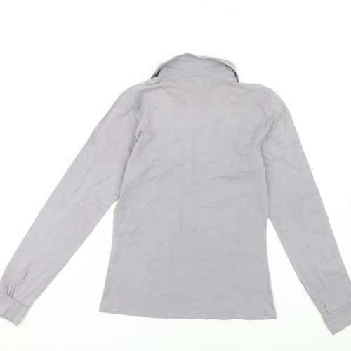 People Tree Women's Grey Polo Top Size 10