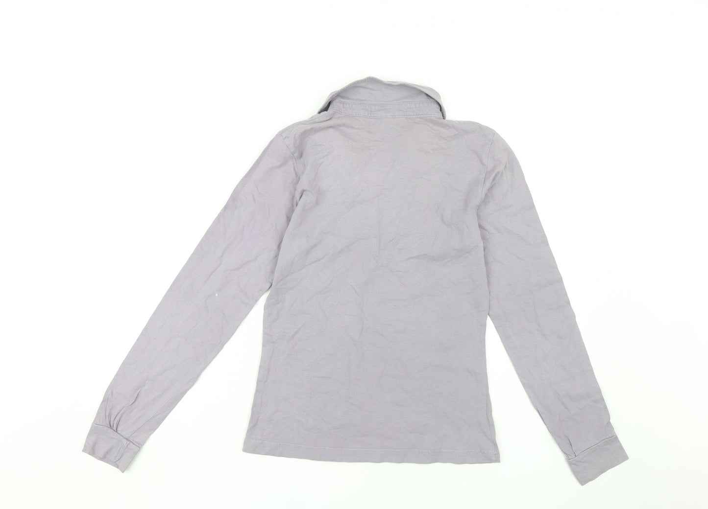 People Tree Women's Grey Polo Top Size 10