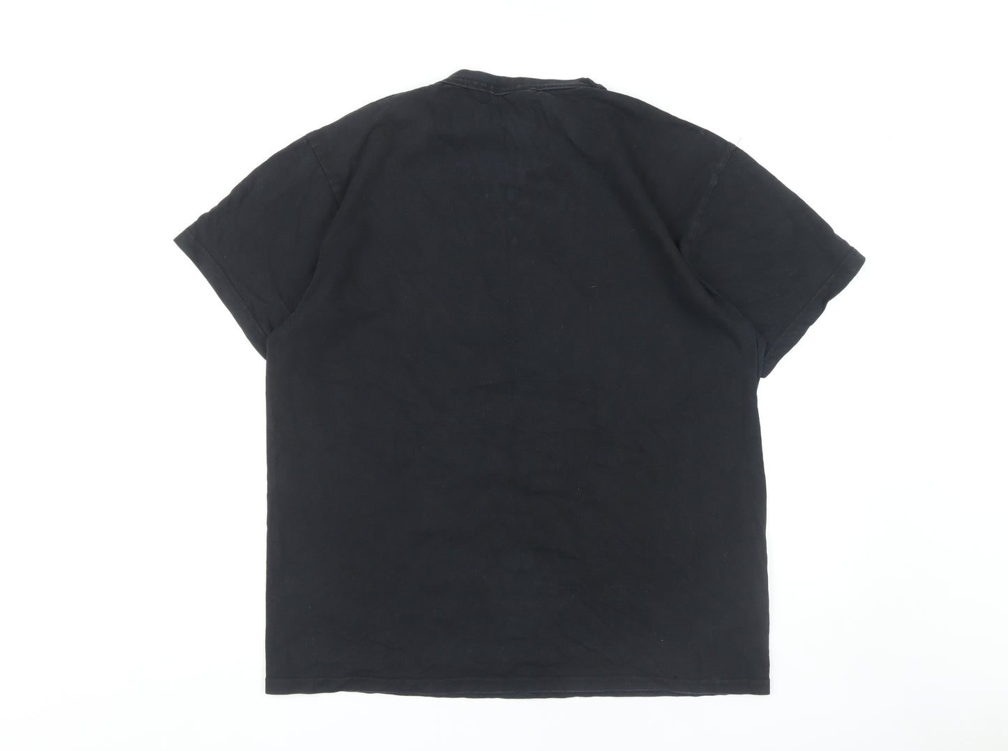 Plain Lazy Men's Black Funny Graphic T-Shirt L