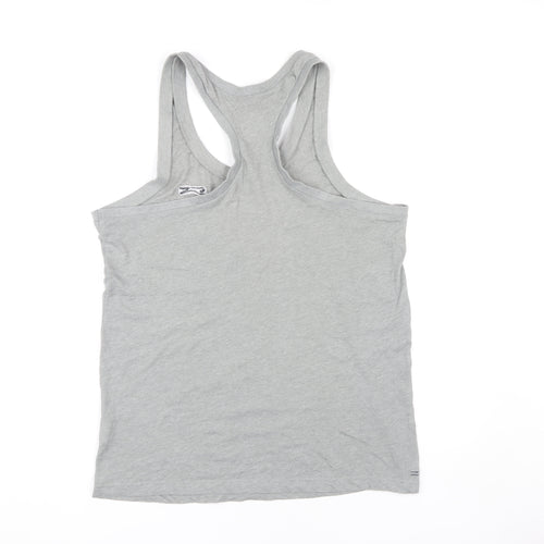 Slazenger Men's Grey Sleeveless T-Shirt - Size L