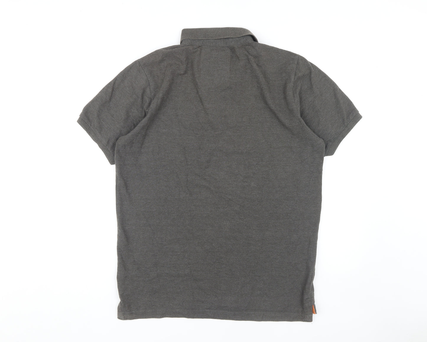 SoulCal Grey Polo for Men, Medium, Short Sleeve, Casual