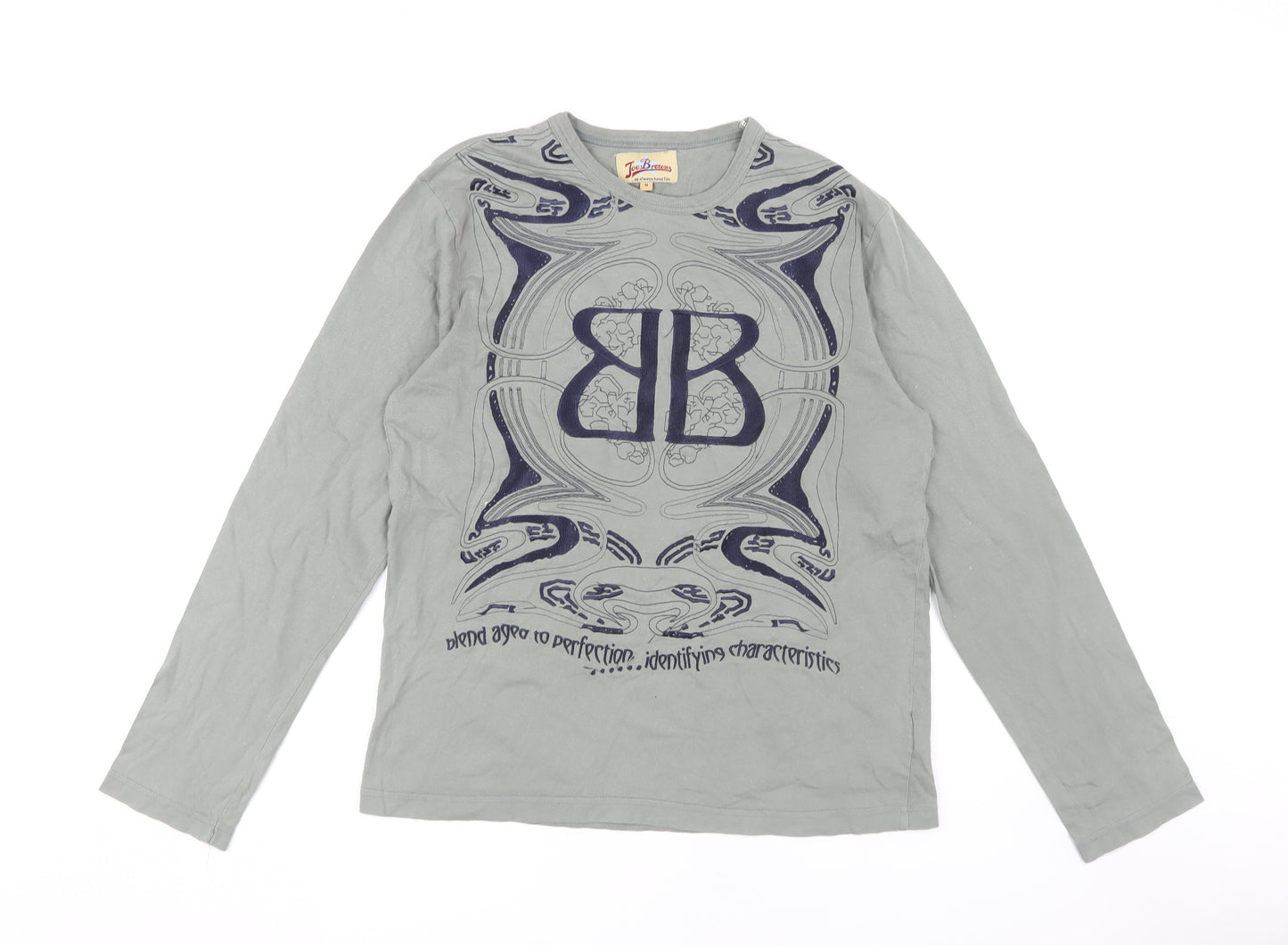 Joe Browns Grey Unisex Long Sleeve T-Shirt M