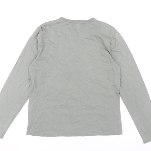 Joe Browns Grey Unisex Long Sleeve T-Shirt M