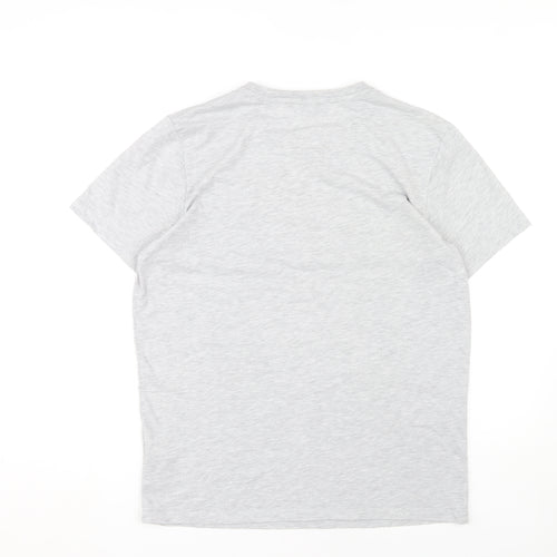 Jack & Jones Men’s Grey Crew Neck T-Shirt, L